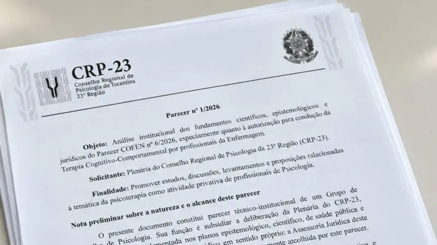 CRP-23 publica parecer sobre uso da TCC por profissionais da Enfermagem